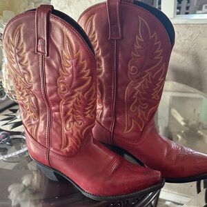 Laredo Red Heeled Western Boots
